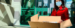 Face masks delivered to the Santa Clara Police Department on behalf of USCCCSV