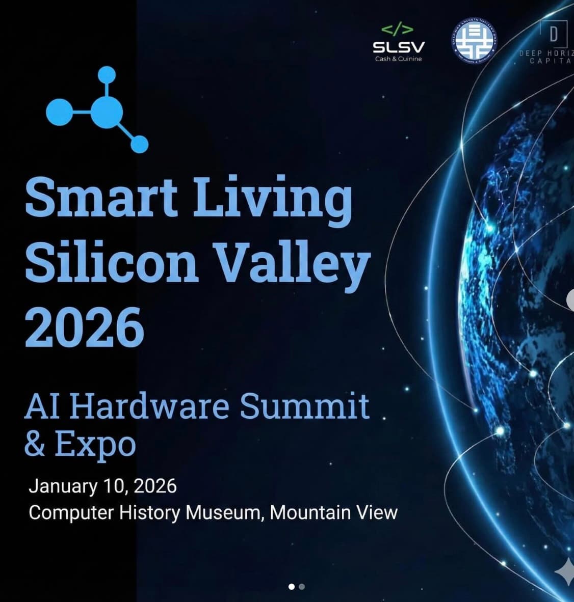 SMART LIVING · SILICON VALLEY 2026 poster